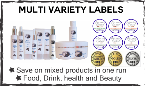 multi variety labels